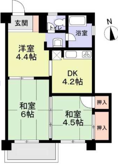 203号室 間取り図
