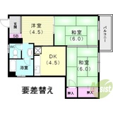 402号室 間取り図