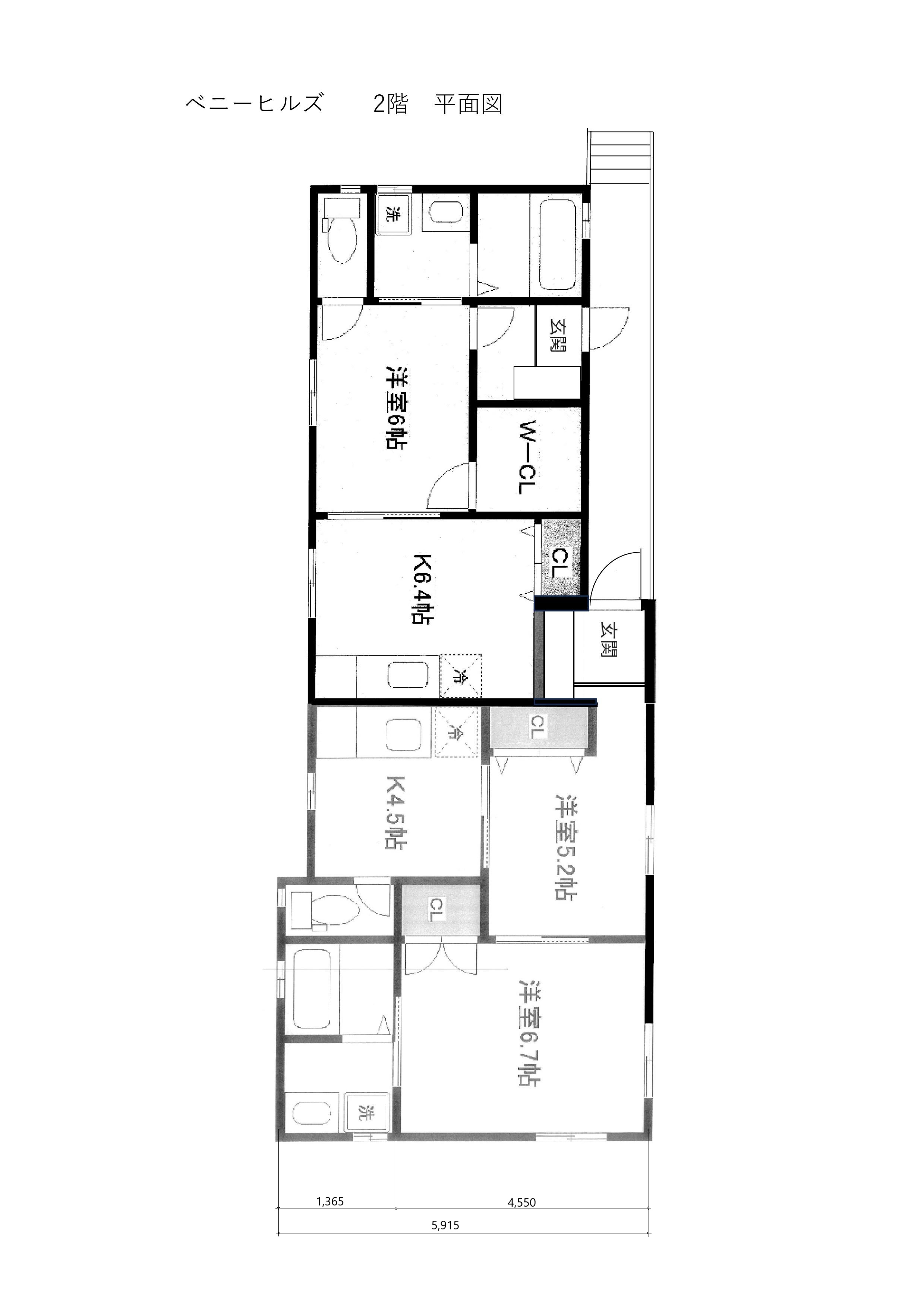 2階間取り図